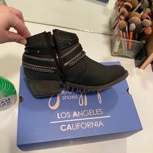 COPY - Jelly Pop Black Ankle Boots